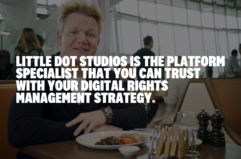 gordon ramsay with little dot studios font